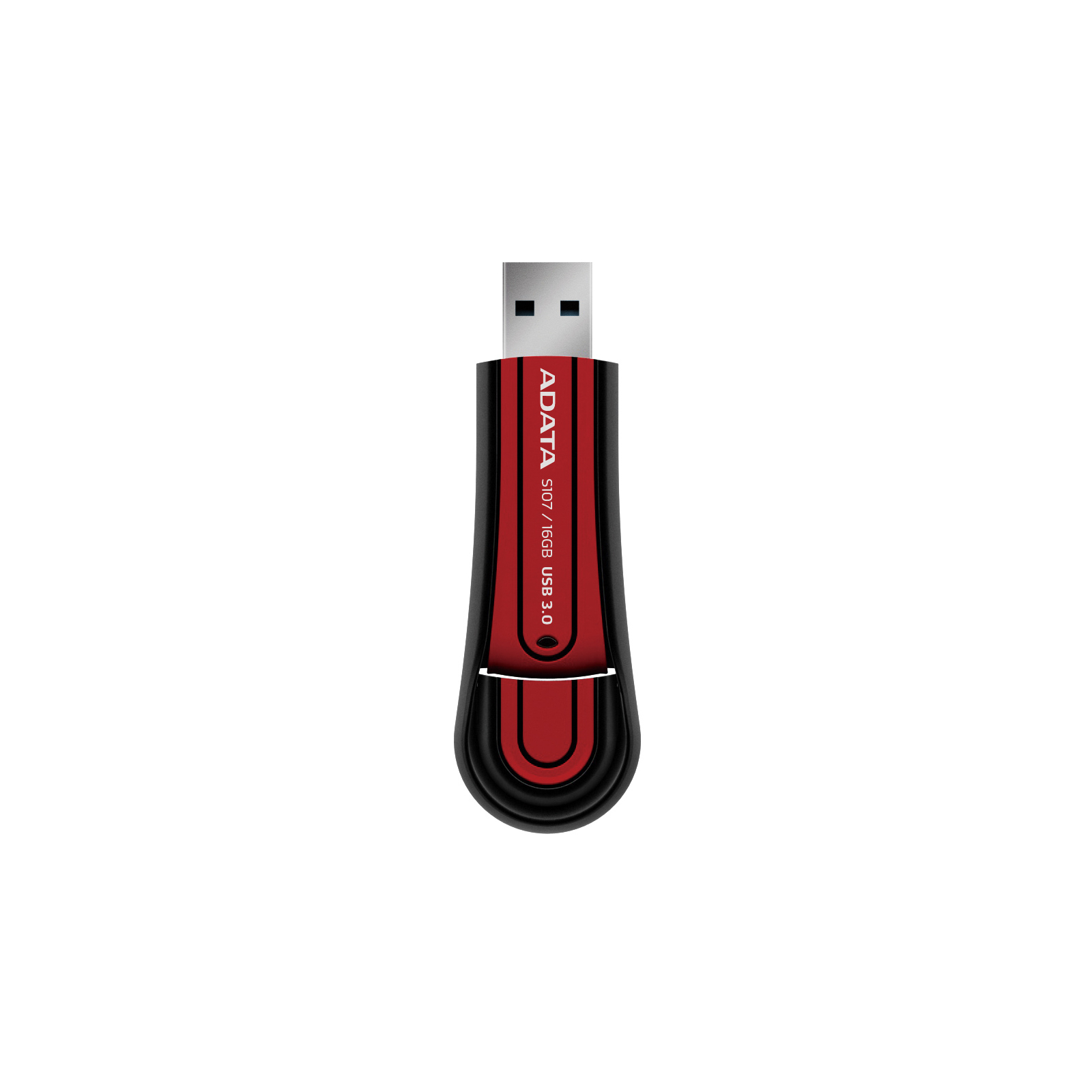 USB флеш накопичувач ADATA 16Gb A-DATA S107 16GB Red rubber USB3.0 (AS107-16G-RRD)