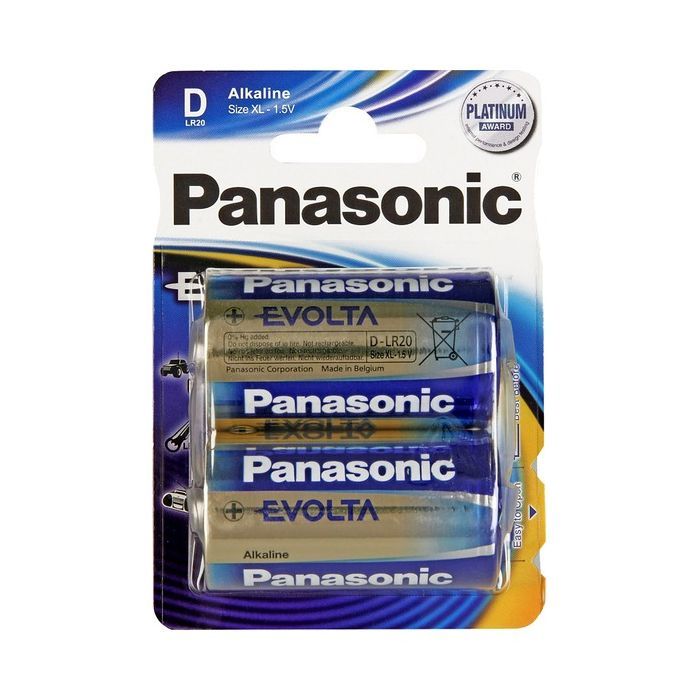 Батарейка Panasonic D LR20 Evolta * 2 (LR20EGE/2BP)