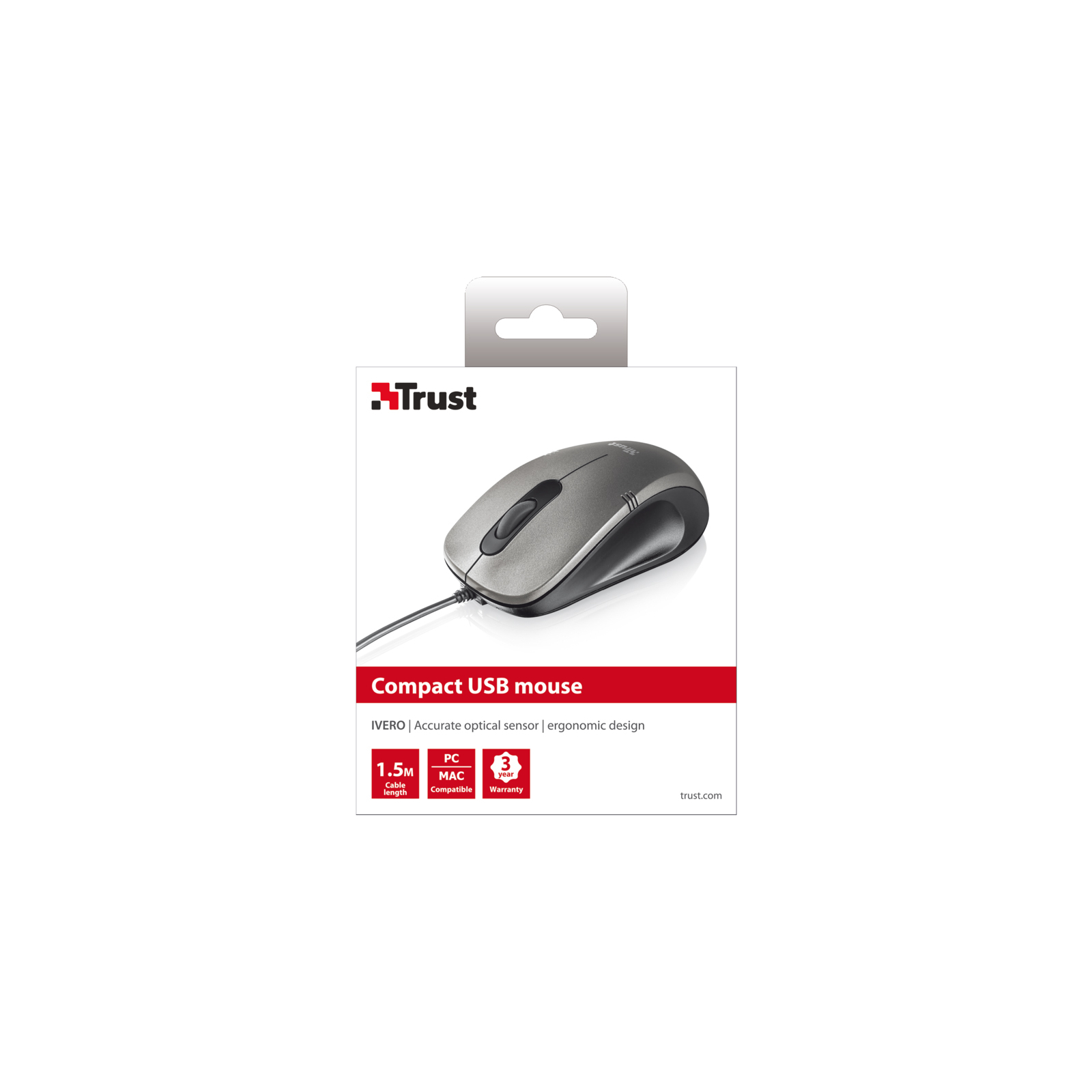 Мишка Trust Ivero Compact Mouse (20404) зображення 5