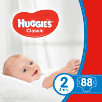 Подгузники Huggies Classic 2 Mega 88 шт (5029053544816)