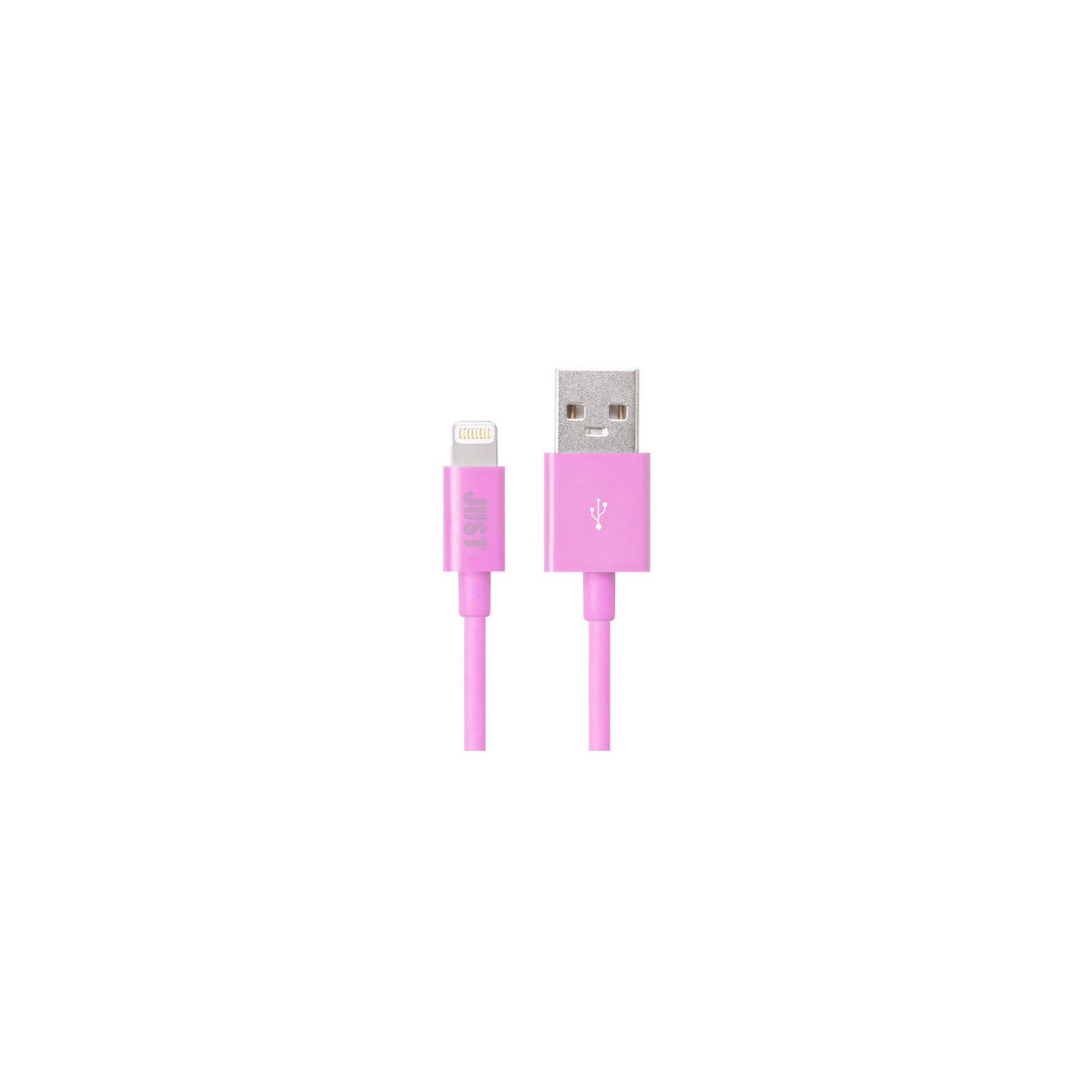 Дата кабель USB 2.0 AM to Lightning 1.0m Simple Pink Just (LGTNG-SMP10-PNK)
