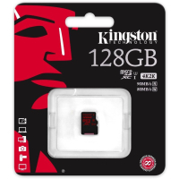 Карта памяти Kingston 128GB microSDXC class10 UHS-I U3 (SDCA3/128GBSP) изображение 2