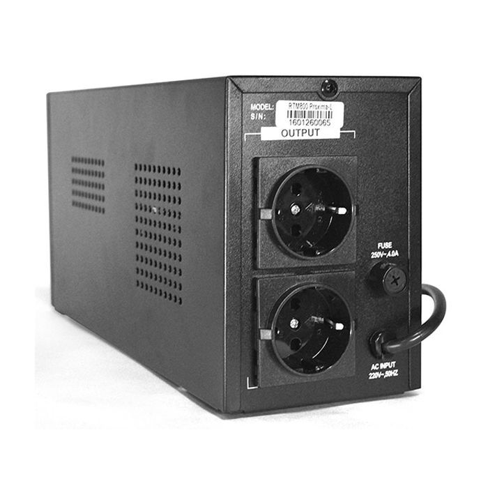 Пристрій безперебійного живлення Ritar RTM600 (360W) Proxima-L (RTM600L) зображення 2
