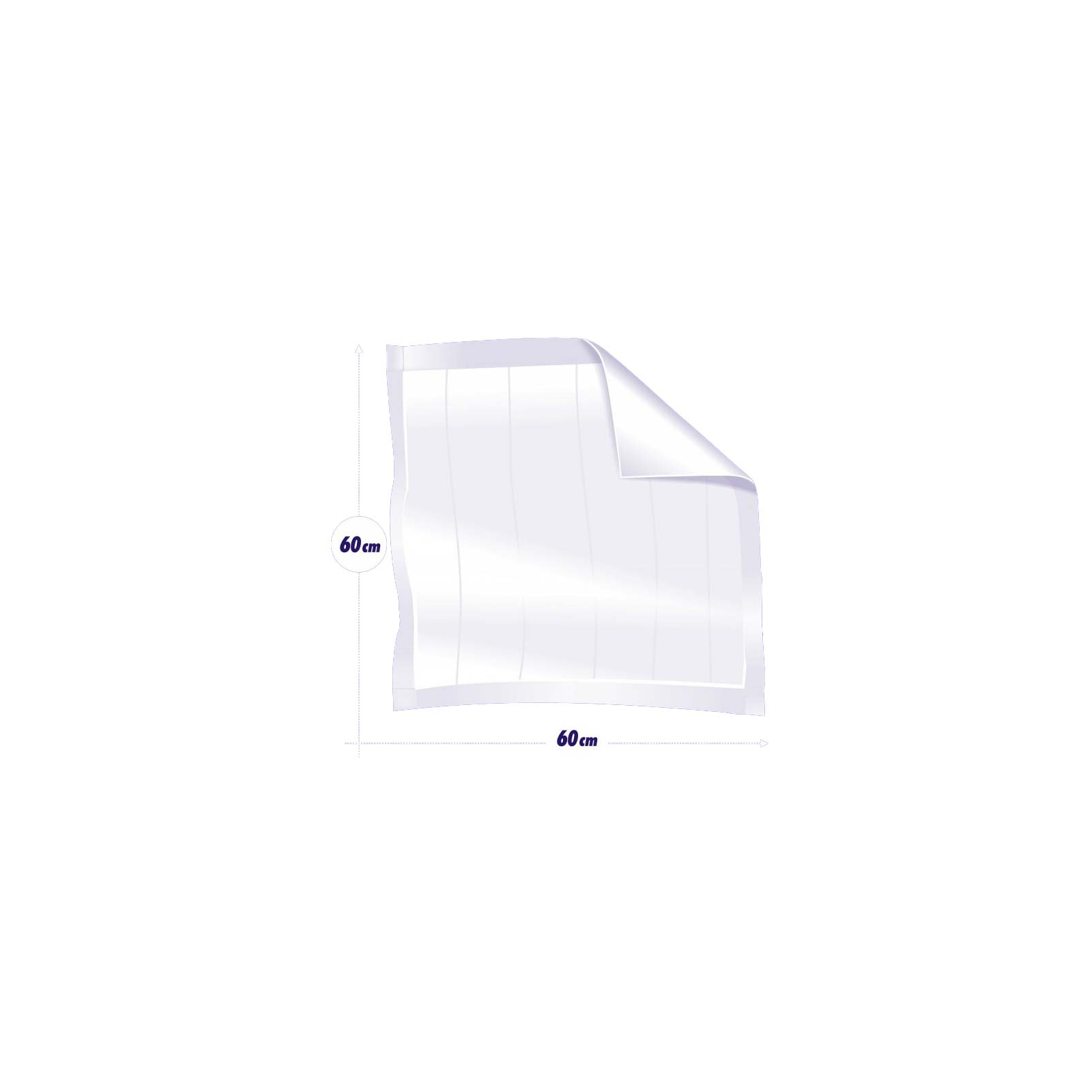 Пеленки для младенцев Seni Soft Basic 60х60 см 10 шт (5900516692452) изображение 2
