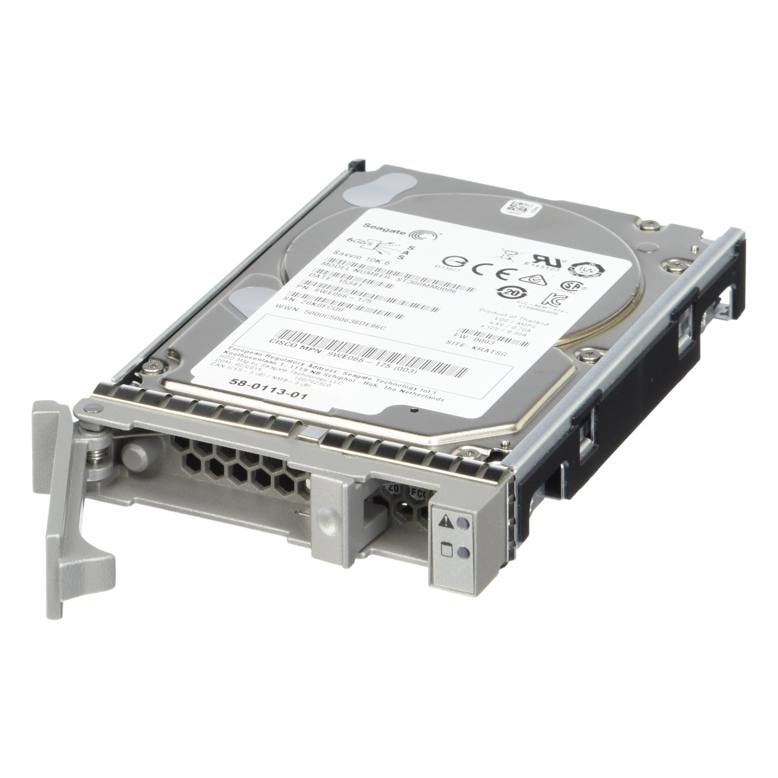 Жорсткий диск для сервера Cisco 300GB (A03-D300GA2=) зображення 2