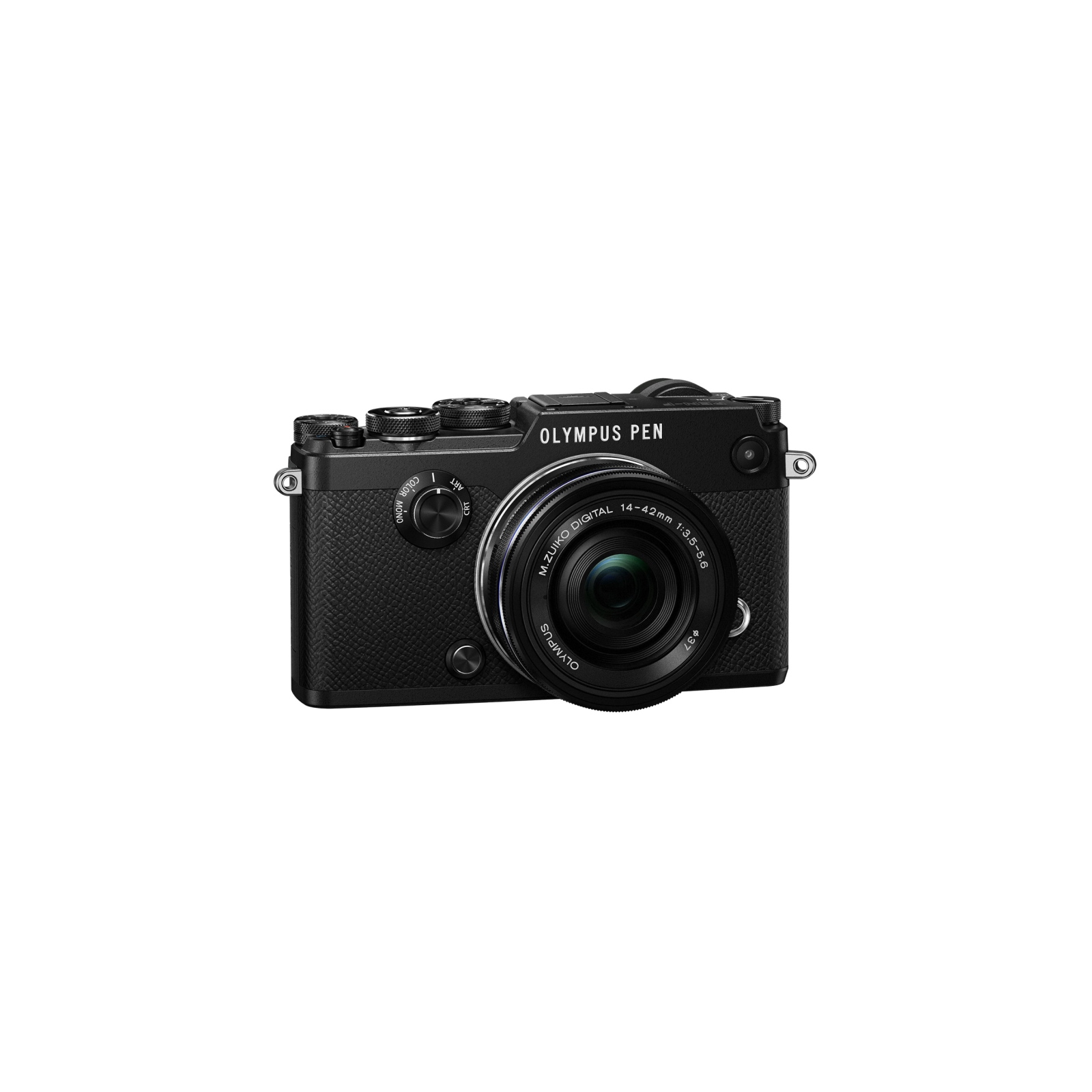 Цифровий фотоапарат Olympus PEN-F Pancake Zoom 14-42 Kit black/black (V204061BE000) зображення 2
