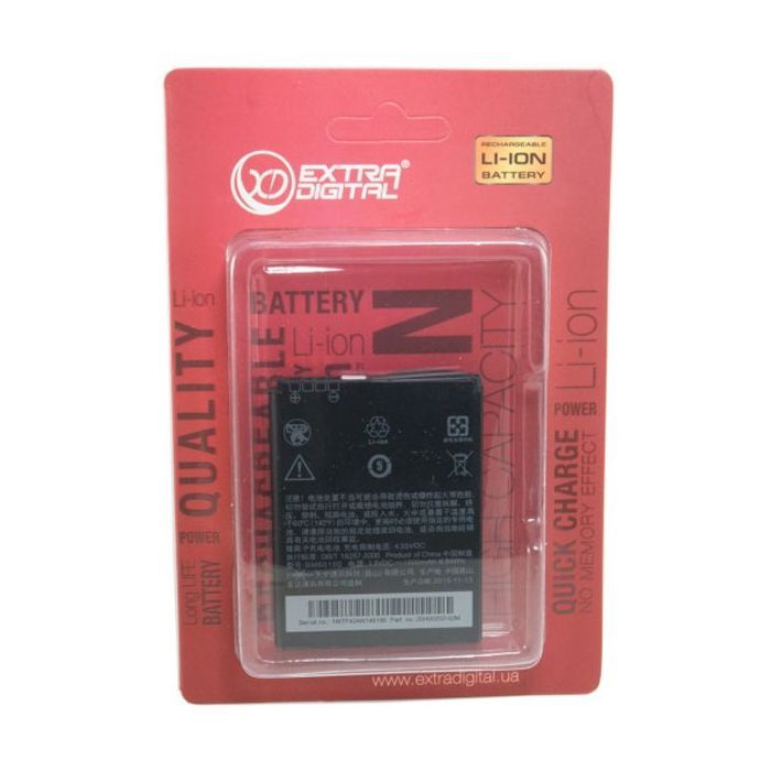 Акумуляторна батарея Extradigital HTC One SV (Original, 1800 mAh) (BMH6403) зображення 4