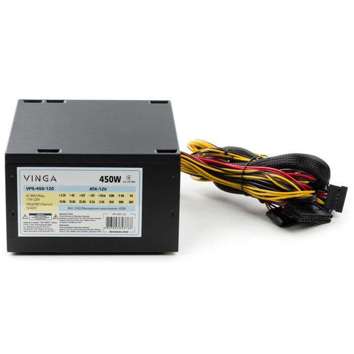 Блок питания Vinga 450W ОЕМ (VPS-450-120) изображение 12