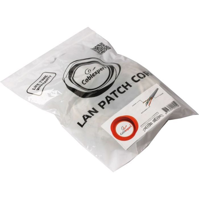 Патч-корд 0.5м UTP cat 6 CCA gray Cablexpert (PP6U-0.5M) зображення 2
