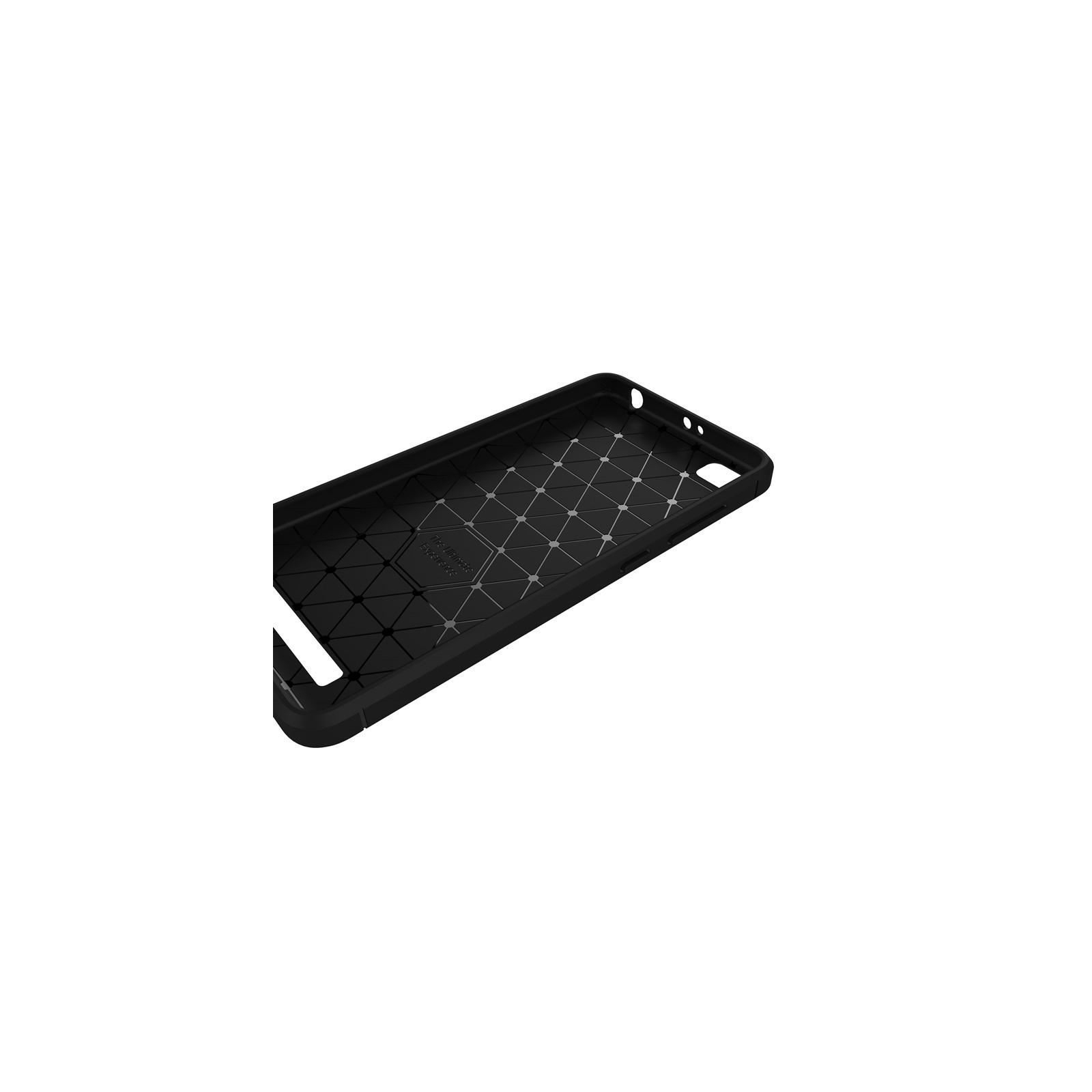 Чехол для мобильного телефона для Xiaomi Redmi 4A Carbon Fiber (Black) Laudtec (LT-R4AB) изображение 2