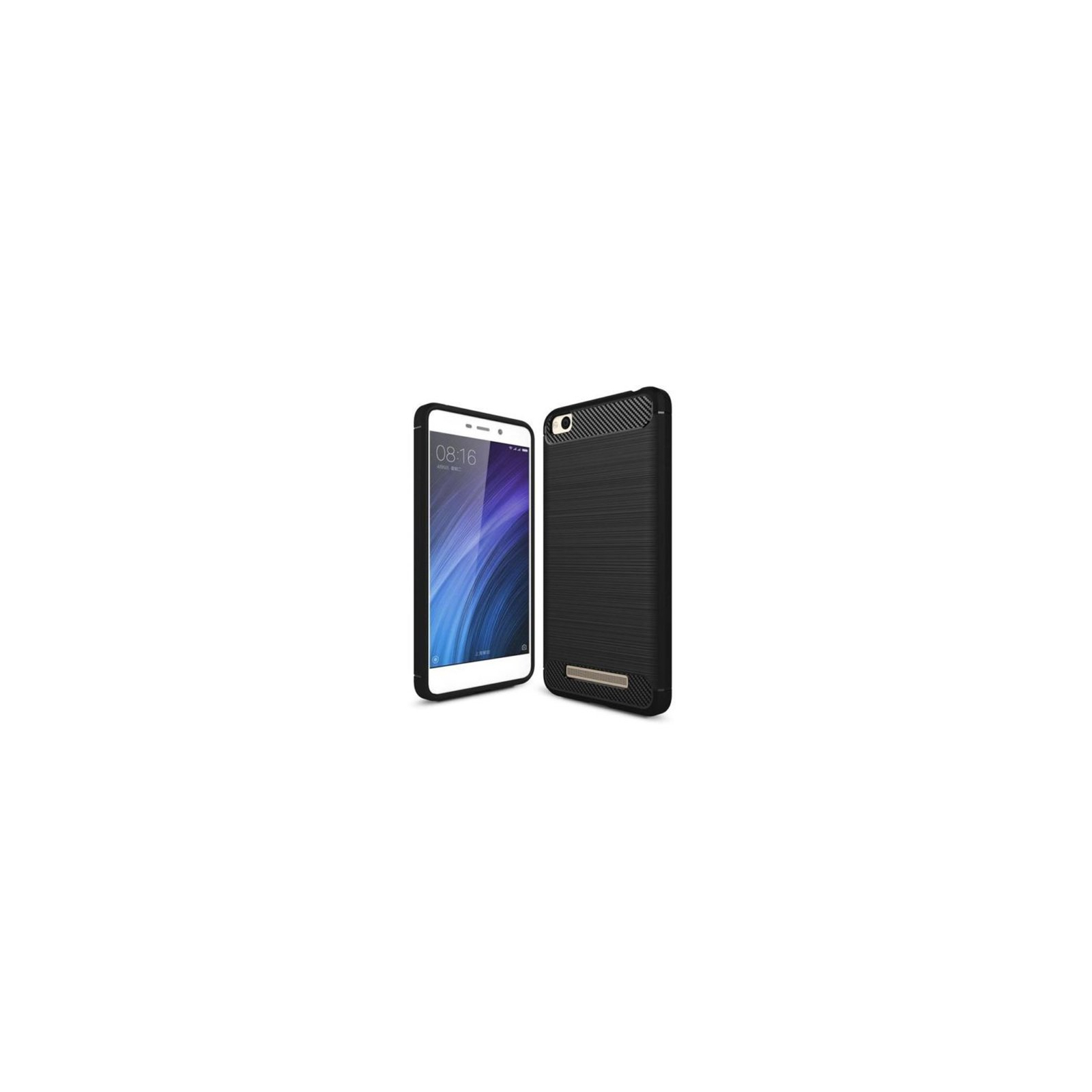 Чехол для мобильного телефона для Xiaomi Redmi 4A Carbon Fiber (Black) Laudtec (LT-R4AB)