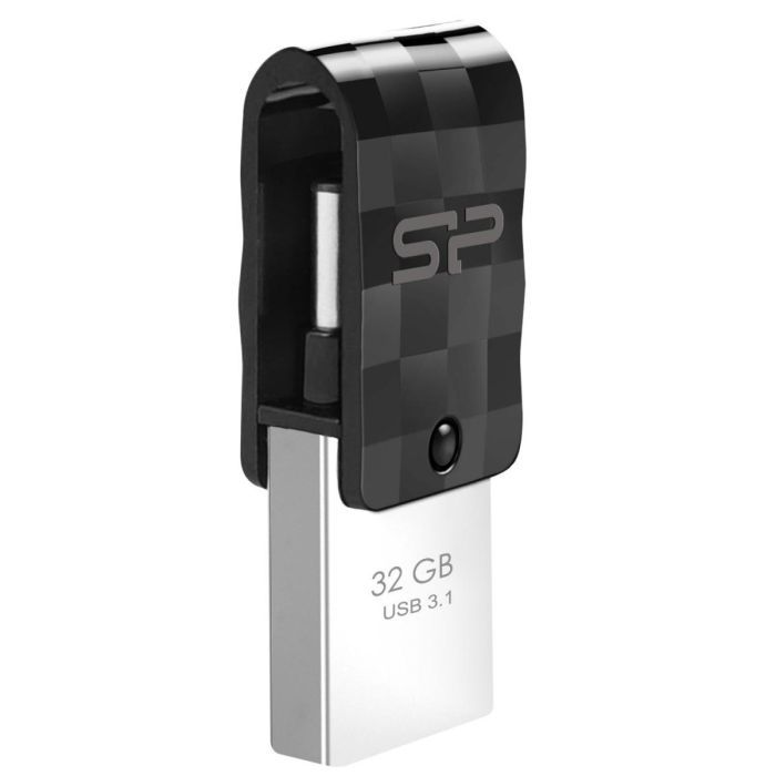 USB флеш накопичувач Silicon Power 64GB Mobile C31 USB 3.1 / USB Type-C (SP064GBUC3C31V1K)