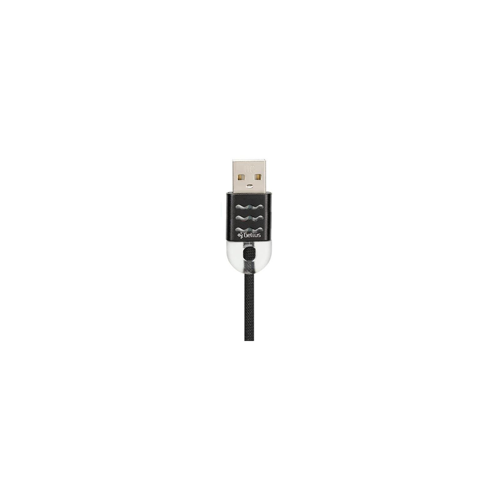 Дата кабель USB 2.0 AM to Micro 5P Pro Wave Light Black Gelius (63260) изображение 2
