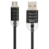 Дата кабель USB 2.0 AM to Micro 5P Pro Wave Light Black Gelius (63260)