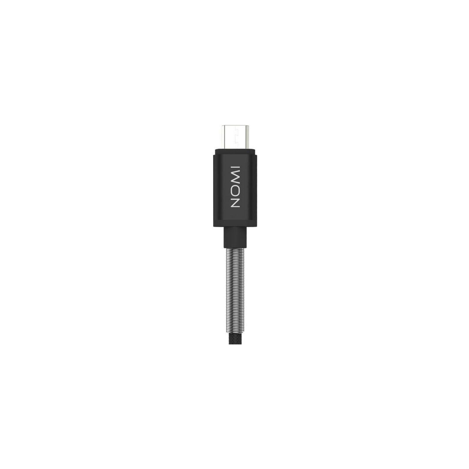 Дата кабель USB 2.0 AM to Micro 5P 1.0m DCMQ Black Nomi (316210) зображення 3