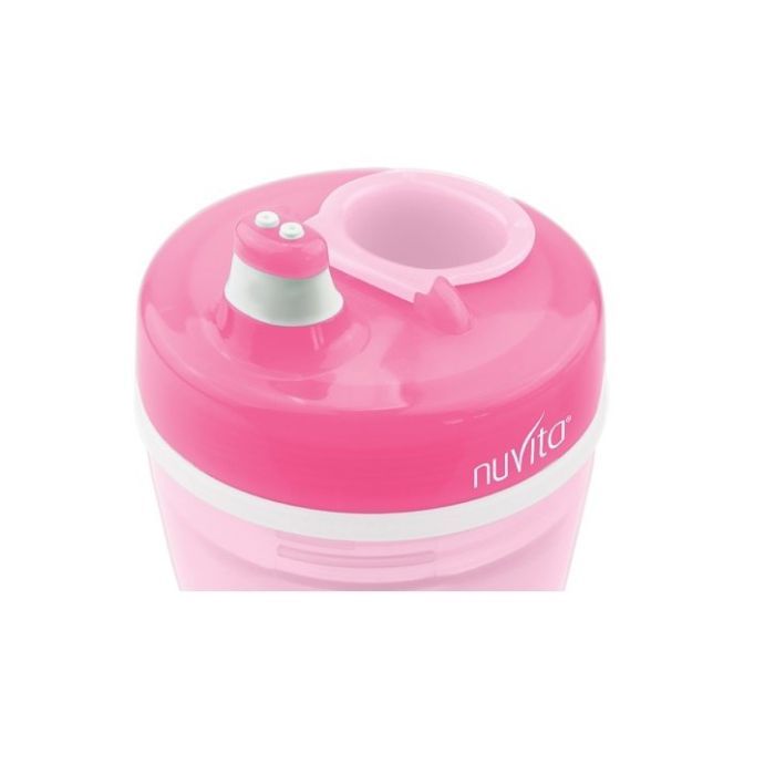 Поильник-непроливайка Nuvita 12м+ 200мл (розовый) (NV1433Pink) изображение 2