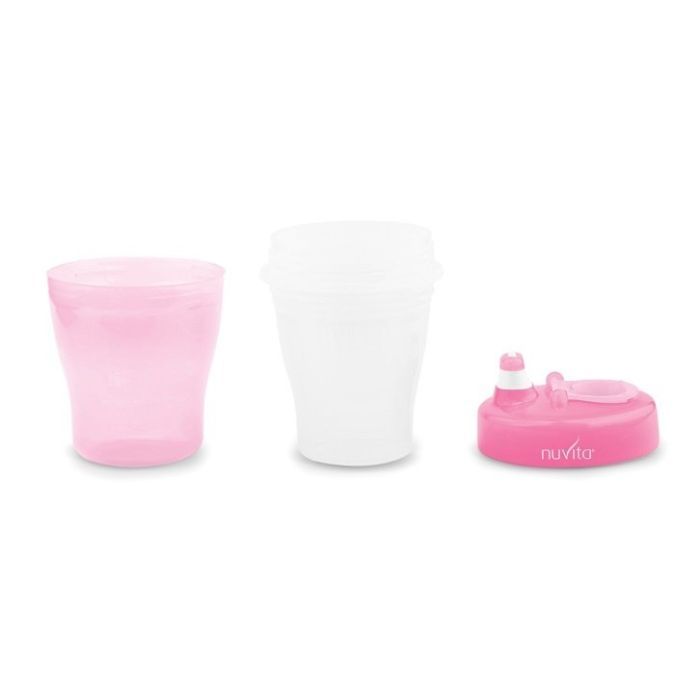 Поильник-непроливайка Nuvita 12м+ 200мл (розовый) (NV1433Pink) изображение 3