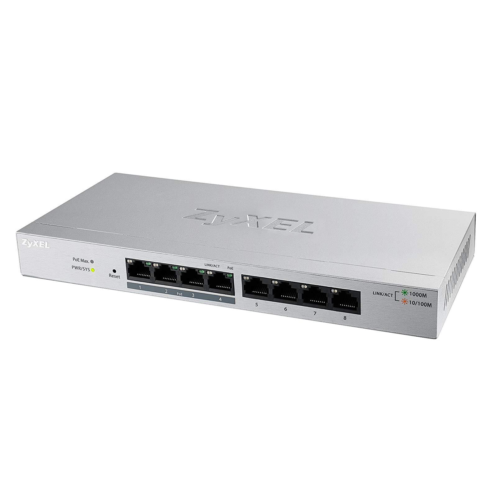 Коммутатор сетевой ZyXel GS1200-8HP (GS1200-8HP-EU0101F)
