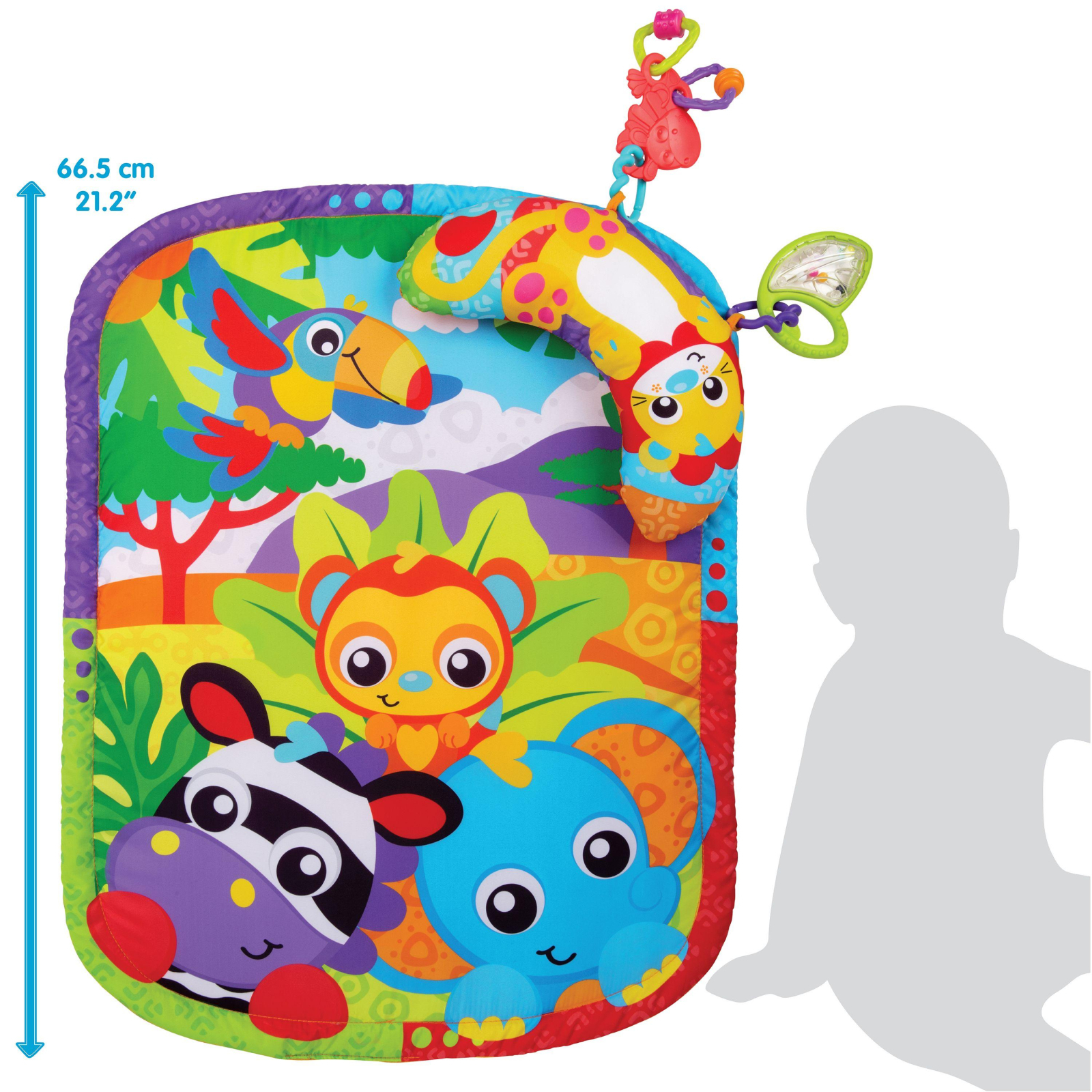 Детский коврик Playgro Зоопарк (с подушечкой) (0186988) изображение 8