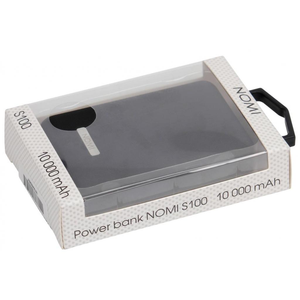 Батарея універсальна Nomi S100 10000 mAh black (378302) зображення 7