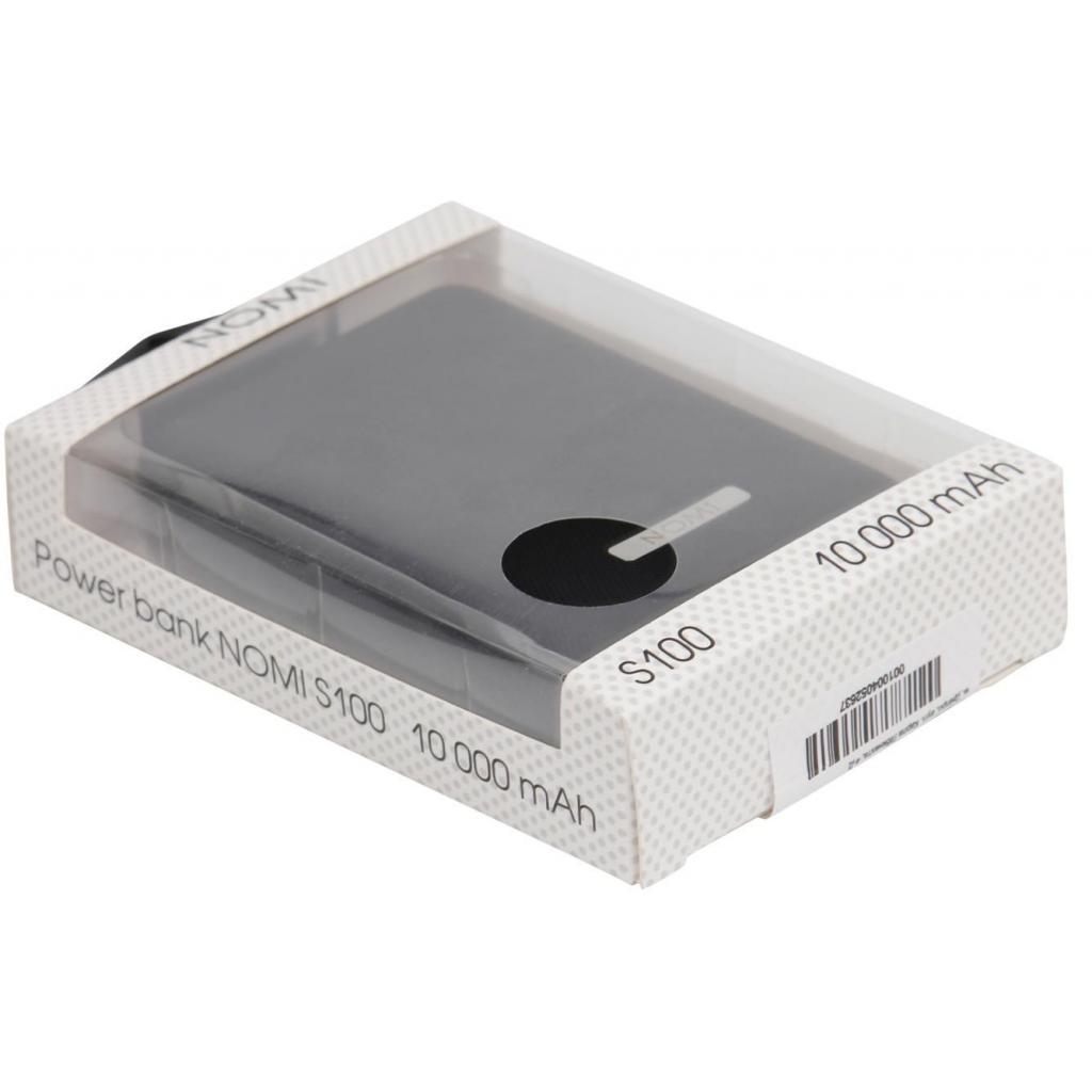 Батарея универсальная Nomi S100 10000 mAh black (378302) изображение 8