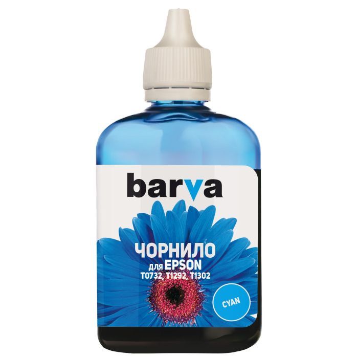 Чорнило Barva Epson T1301/T1291/T1281/T1031/T0731 B/C/M/Y SET 4x90г, pigm. (E130-090-MP)