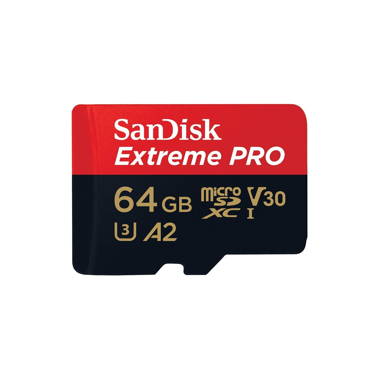 Карта памяти SanDisk 64GB microSDXC class 10 UHS-I U3 Extreme Pro V30 (SDSQXCY-064G-GN6MA) изображение 2