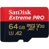 Карта памяти SanDisk 64GB microSDXC class 10 UHS-I U3 Extreme Pro V30 (SDSQXCY-064G-GN6MA) изображение 2