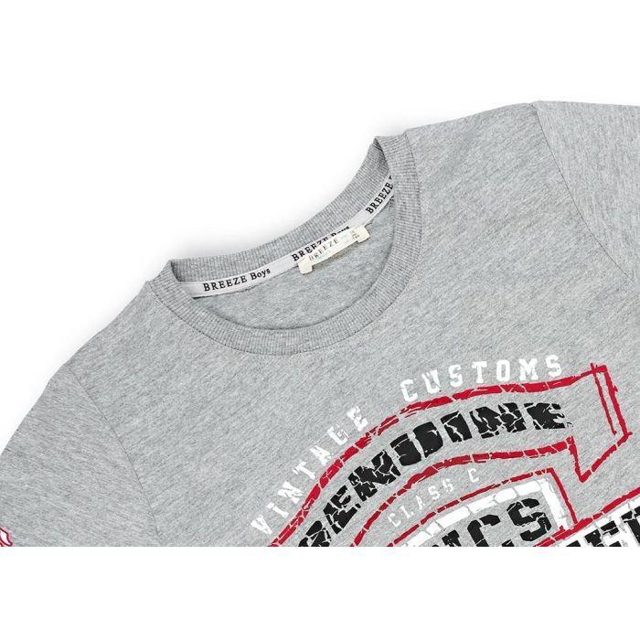 Кофта дитяча Breeze "Vintage customs" (11616-152B-gray) зображення 2