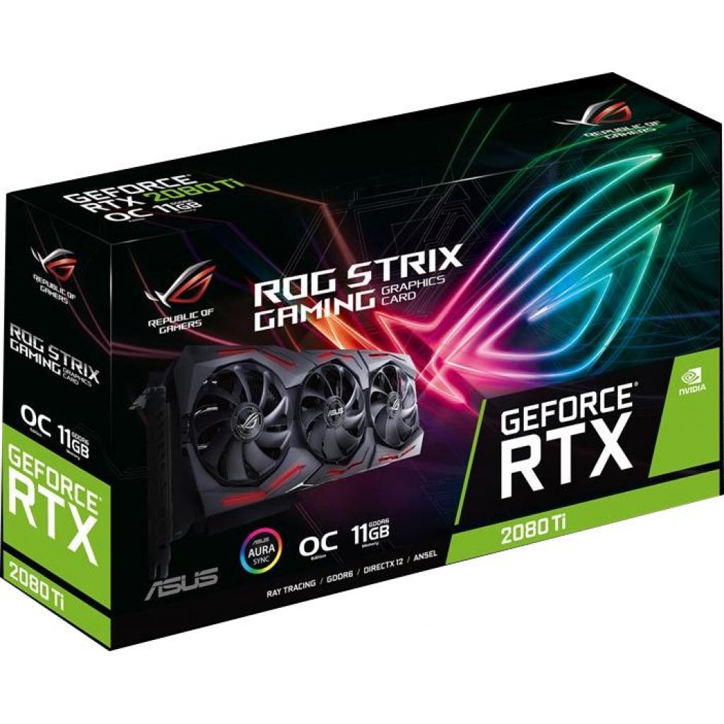 Відеокарта ASUS GeForce RTX2080 Ti 11Gb ROG STRIX GAMING OC (ROG-STRIX-RTX2080TI-O11G-GAMING) зображення 7