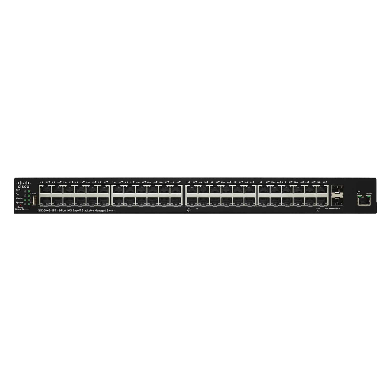 Комутатор мережевий Cisco SG350XG-48T-K9-EU зображення 2