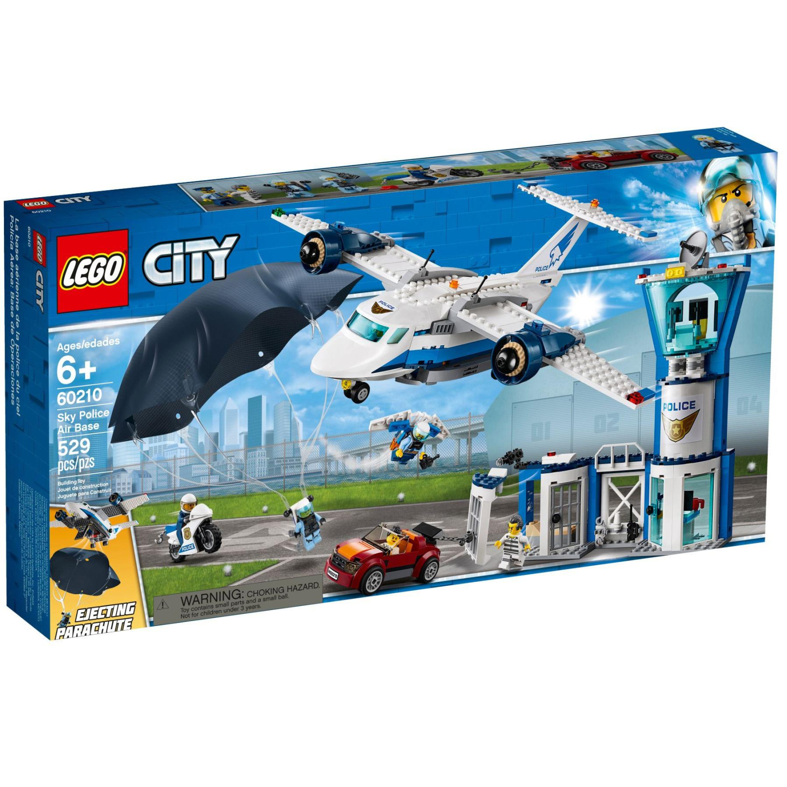 Конструктор LEGO City Повітряна поліція: авіабаза (60210)