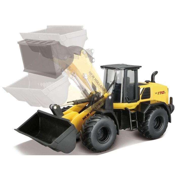 Спецтехника Bburago New Holland Экскаватор W170D серии Construction 1:43 (18-32083) изображение 3