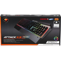 Клавиатура Cougar Attack X3 RGB Speedy Black изображение 9