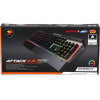 Клавиатура Cougar Attack X3 RGB Speedy Black изображение 9