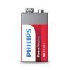 Батарейка Philips Крона 6LR61 Power Alkaline * 1 (6LR61P1B/10) изображение 2
