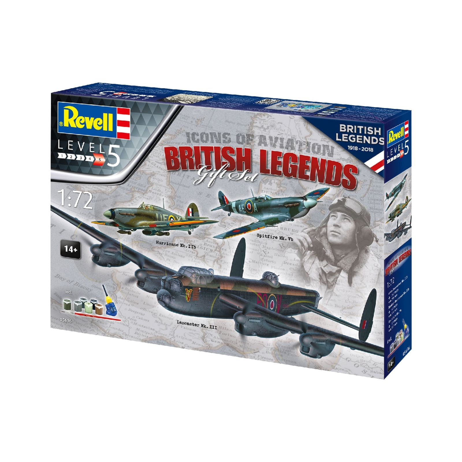Сборная модель Revell набор Авиа Легенды Британии 1:72 (4009803056968)