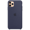 Чехол для мобильного телефона Apple iPhone 11 Pro Max Silicone Case - Midnight Blue (MWYW2ZM/A) изображение 4