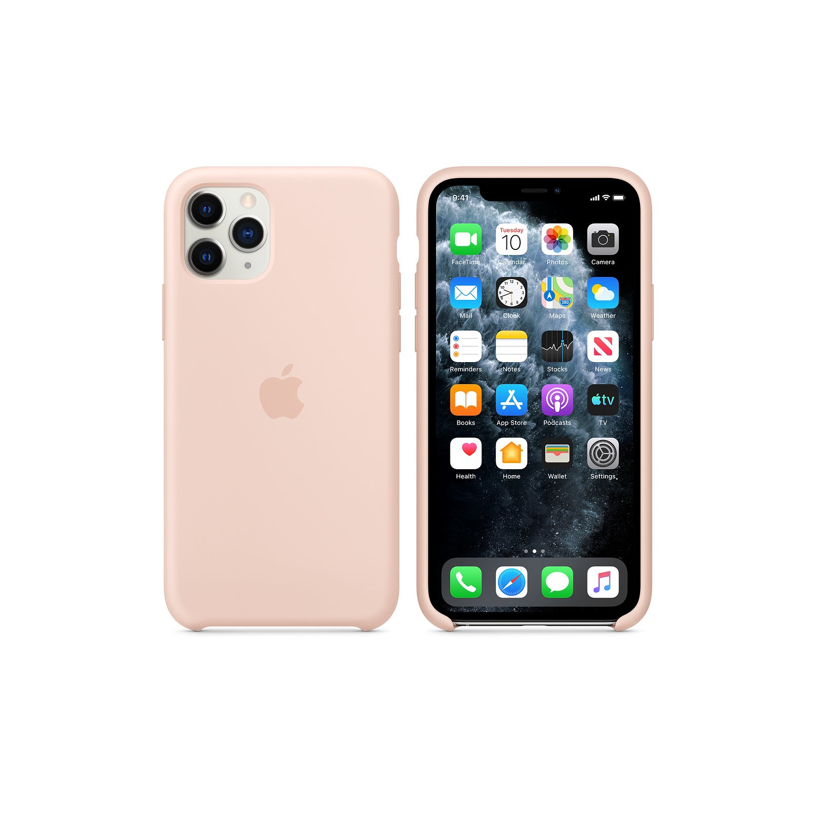 Чехол для мобильного телефона Apple iPhone 11 Pro Max Silicone Case - Pink Sand (MWYY2ZM/A) изображение 6