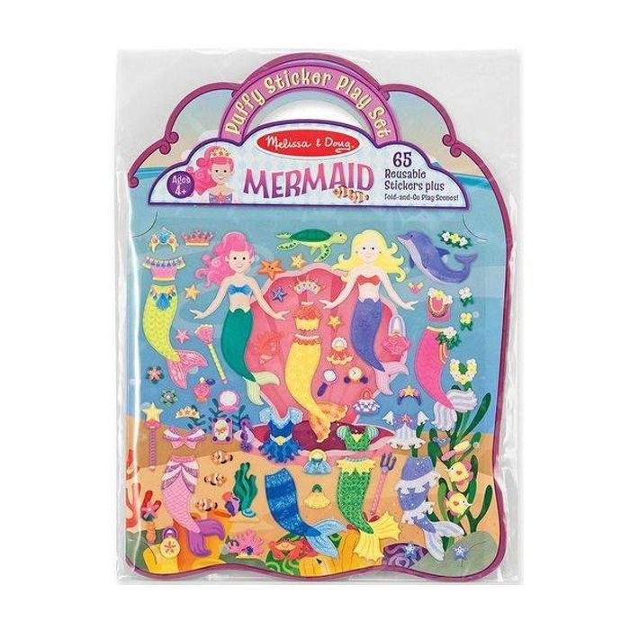Набор для творчества Melissa&Doug Объемные многоразовые наклейки Русалки (MD19413)