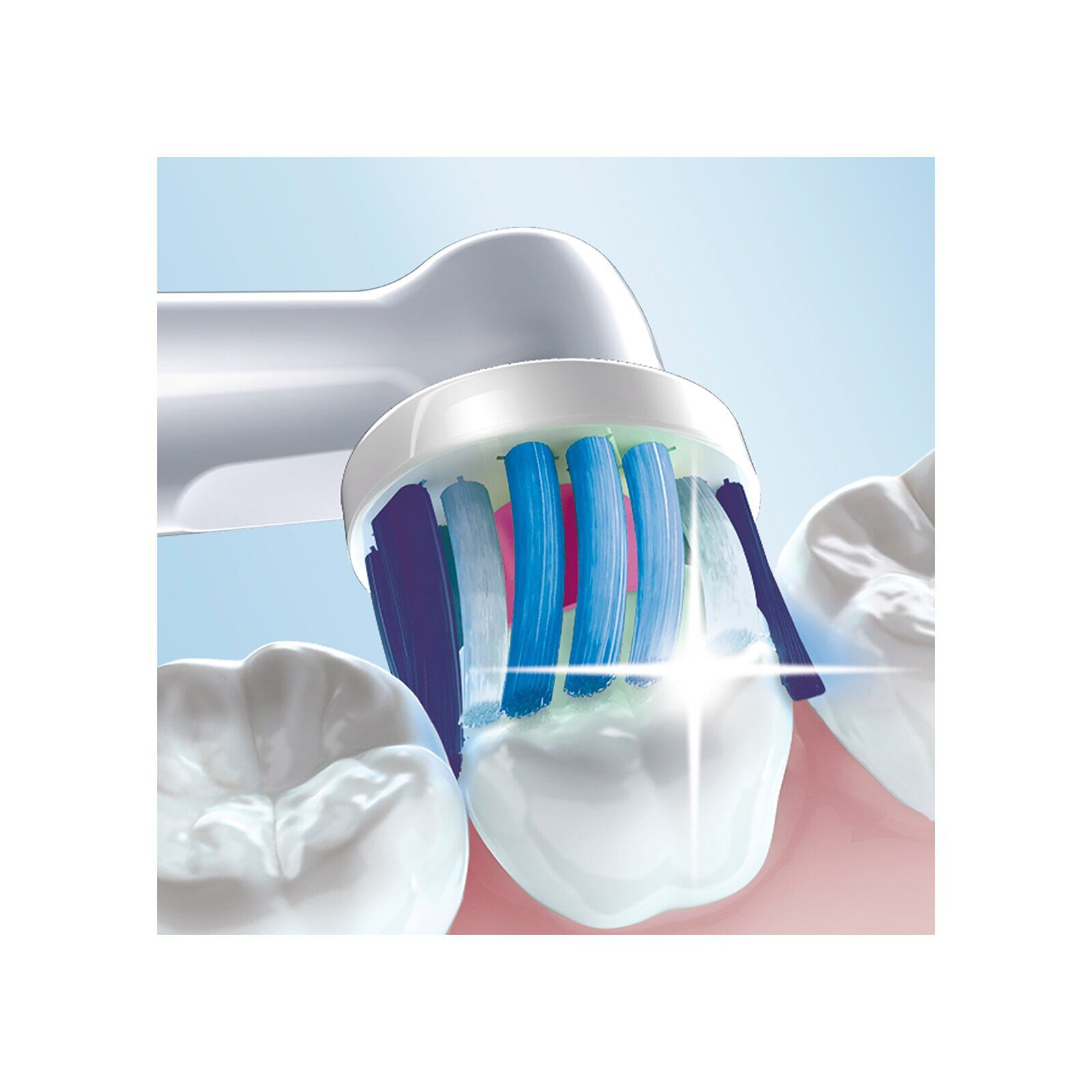 Електрична зубна щітка Braun Oral-B Vitality D100.413.1 PRO 3D White зображення 3