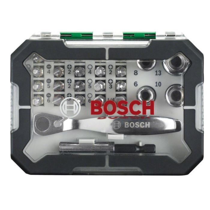 Набор бит Bosch Promobasket Set 19 шт + держатель + трещетка (2.607.017.392) изображение 4