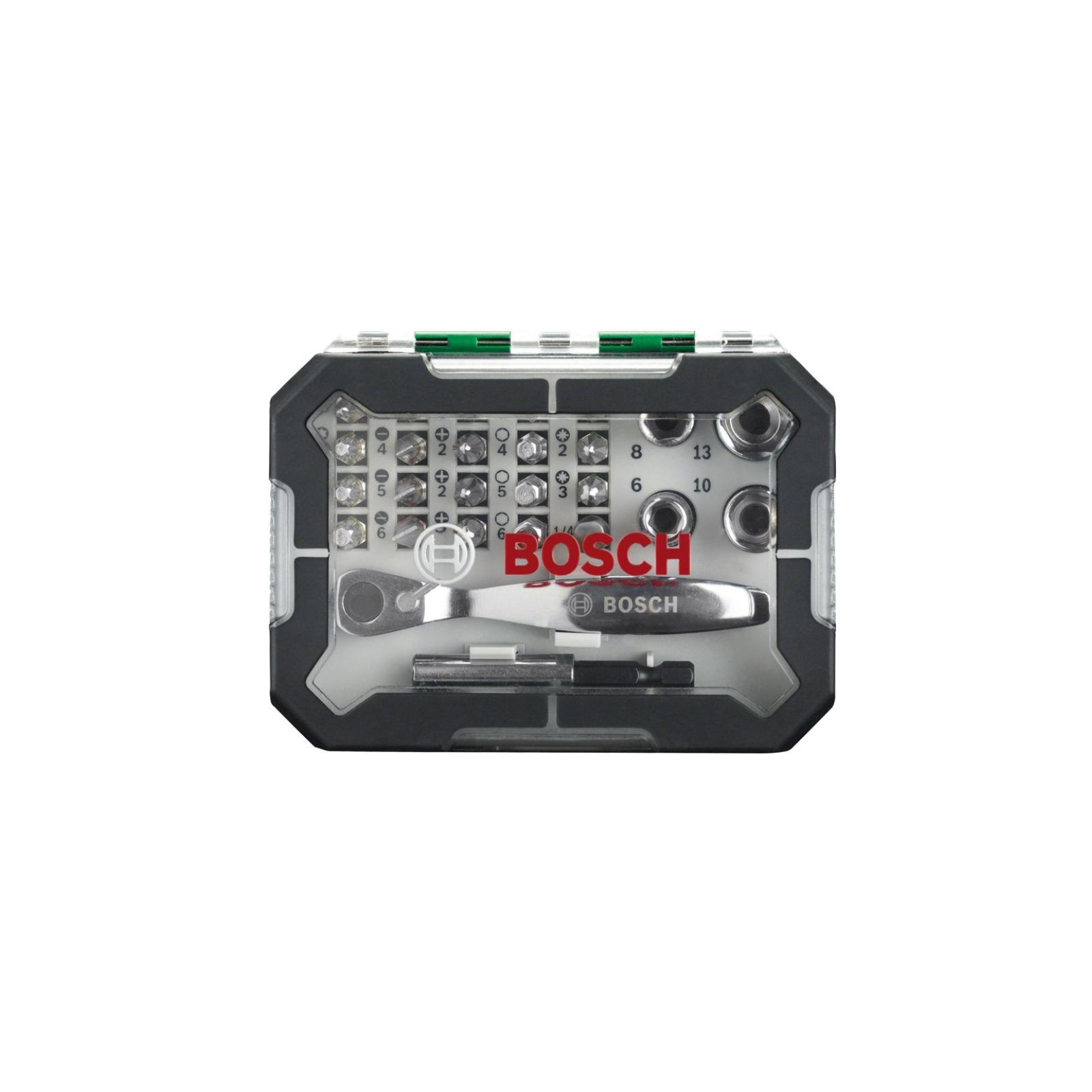 Набор бит Bosch Promobasket Set 19 шт + держатель + трещетка (2.607.017.392) изображение 4