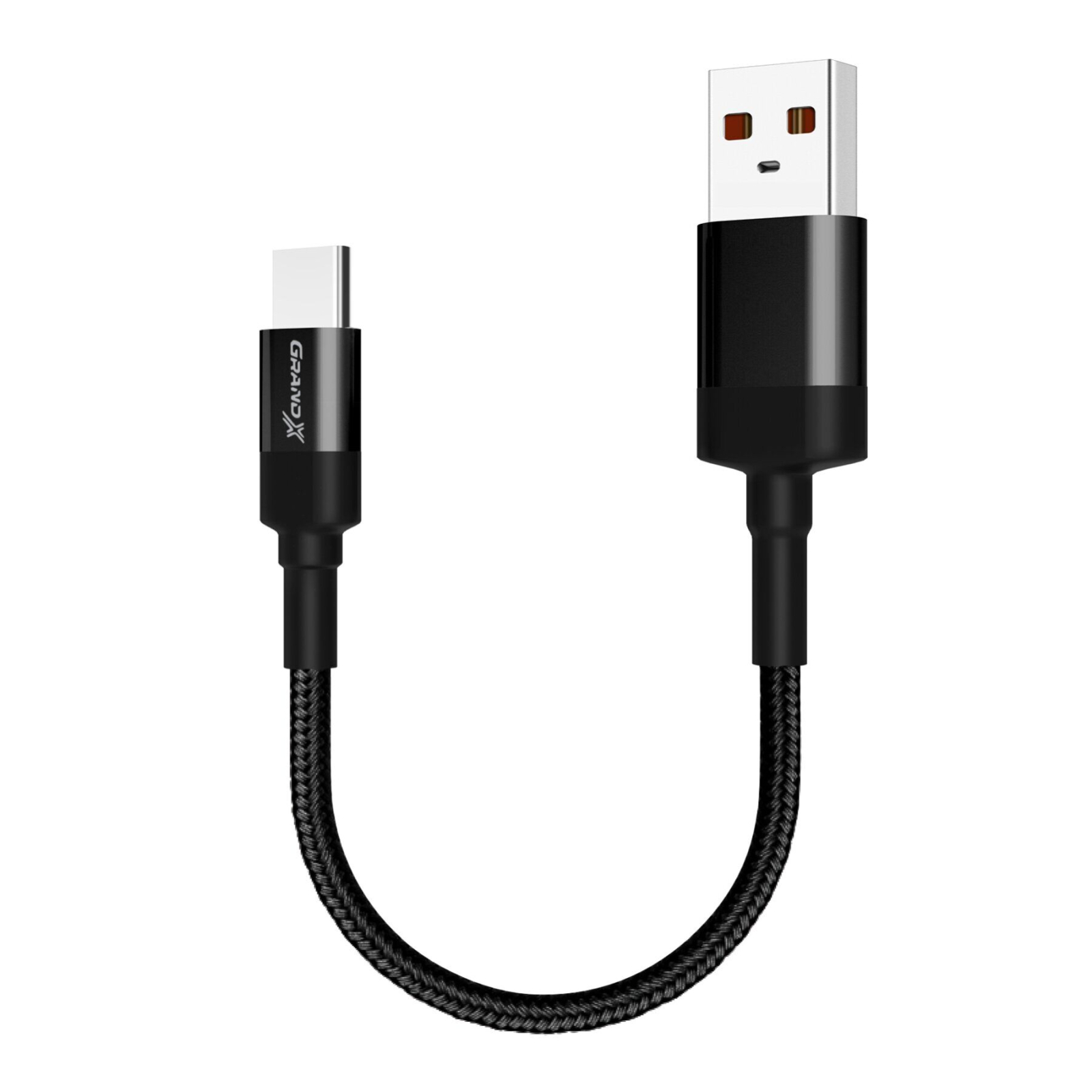 Дата кабель USB 2.0 AM to Type-C 0.2m Grand-X (FM-20C) зображення 2