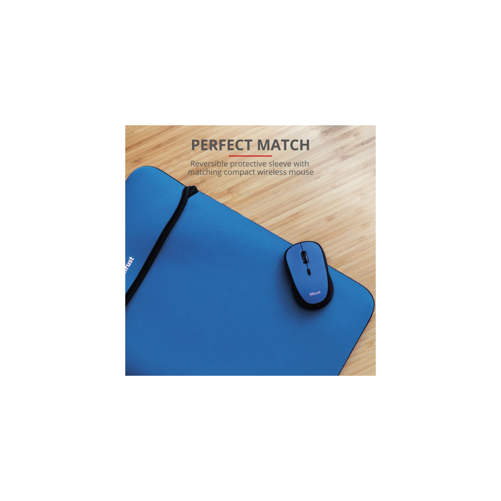 Чехол для ноутбука Trust 15.6" Yvo Mouse & Sleeve Blue + mouse (23452) изображение 15