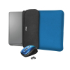 Чехол для ноутбука Trust 15.6" Yvo Mouse & Sleeve Blue + mouse (23452)