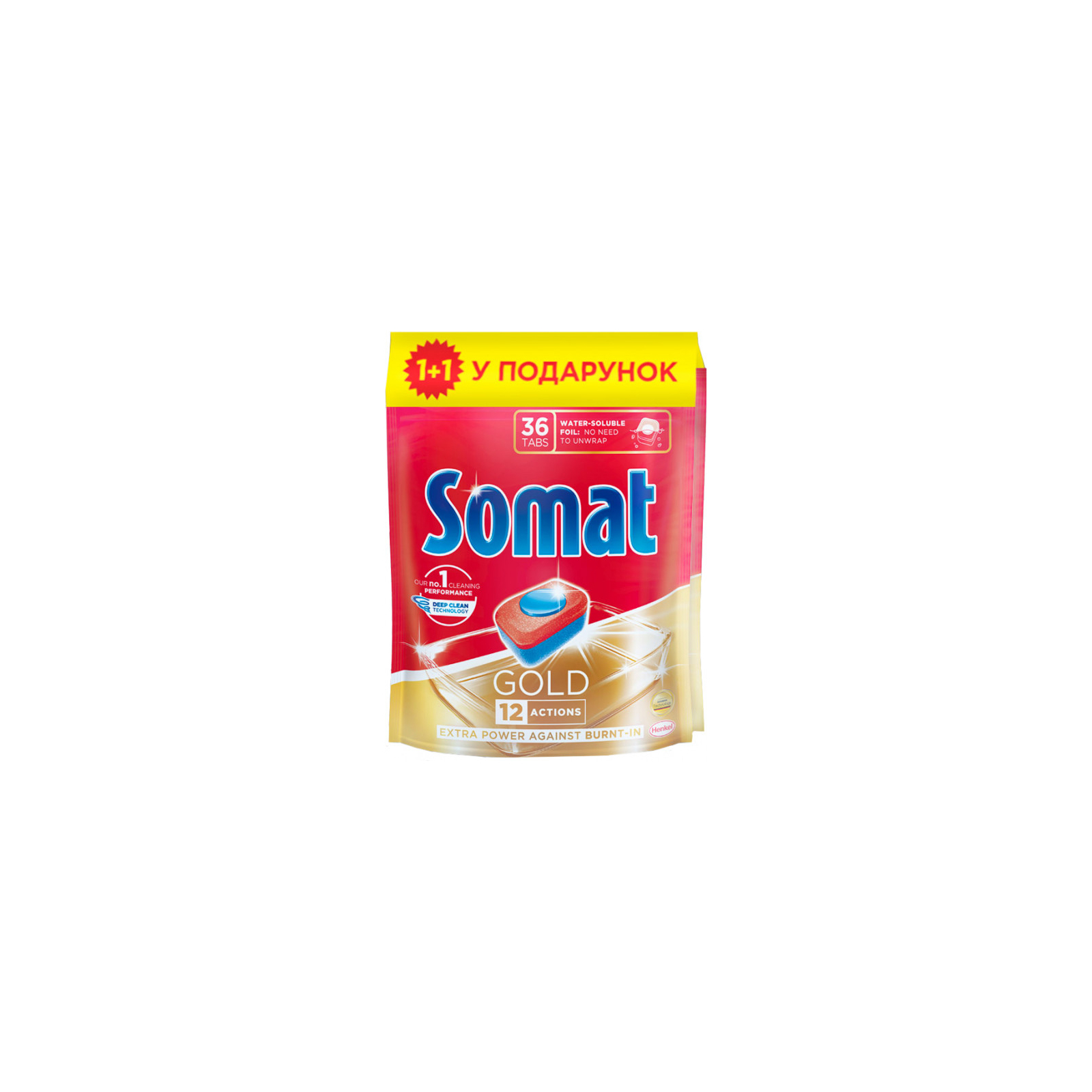 Таблетки для посудомоечных машин Somat Gold Duo, 2х36 шт (9000101405811)