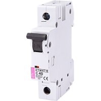 Фото - Автоматический выключатель ETI Автоматичний вимикач  Выключатель автоматический ETIMAT 10 1p C 40А (10 
