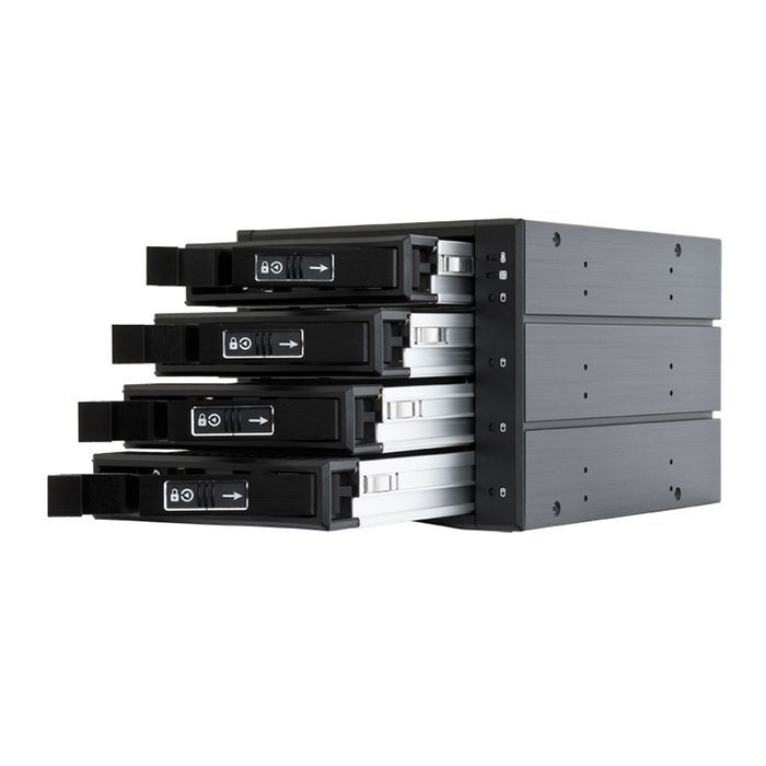 Бэкплейн Chieftec 3x5.25"/4x3.5" Hot-Swap Aluminium (CBP-3141SAS) изображение 3