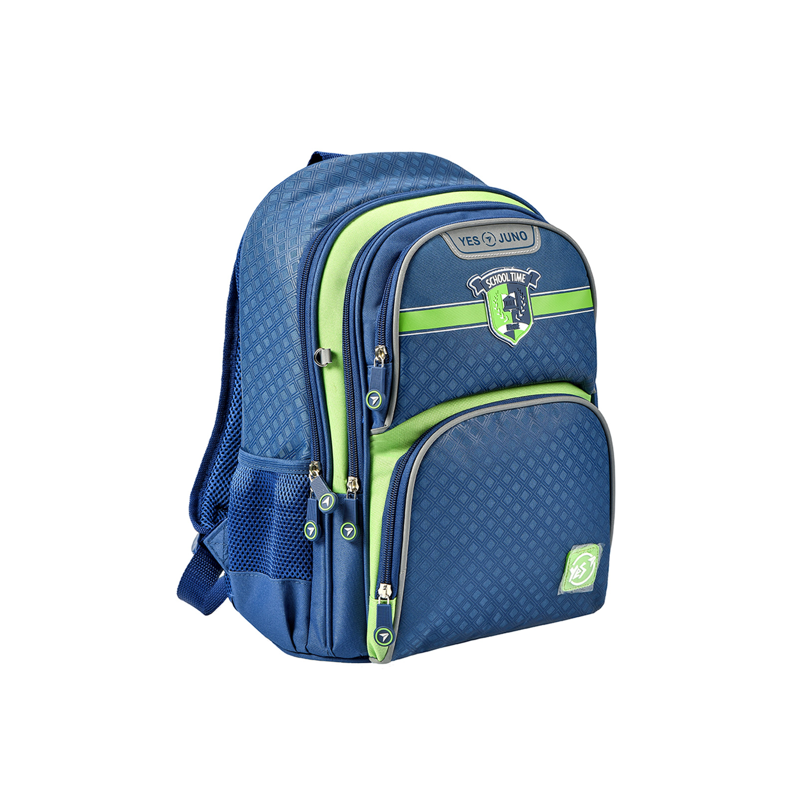 Рюкзак шкільний Yes S-30 Juno School time синій/зелений (558011)